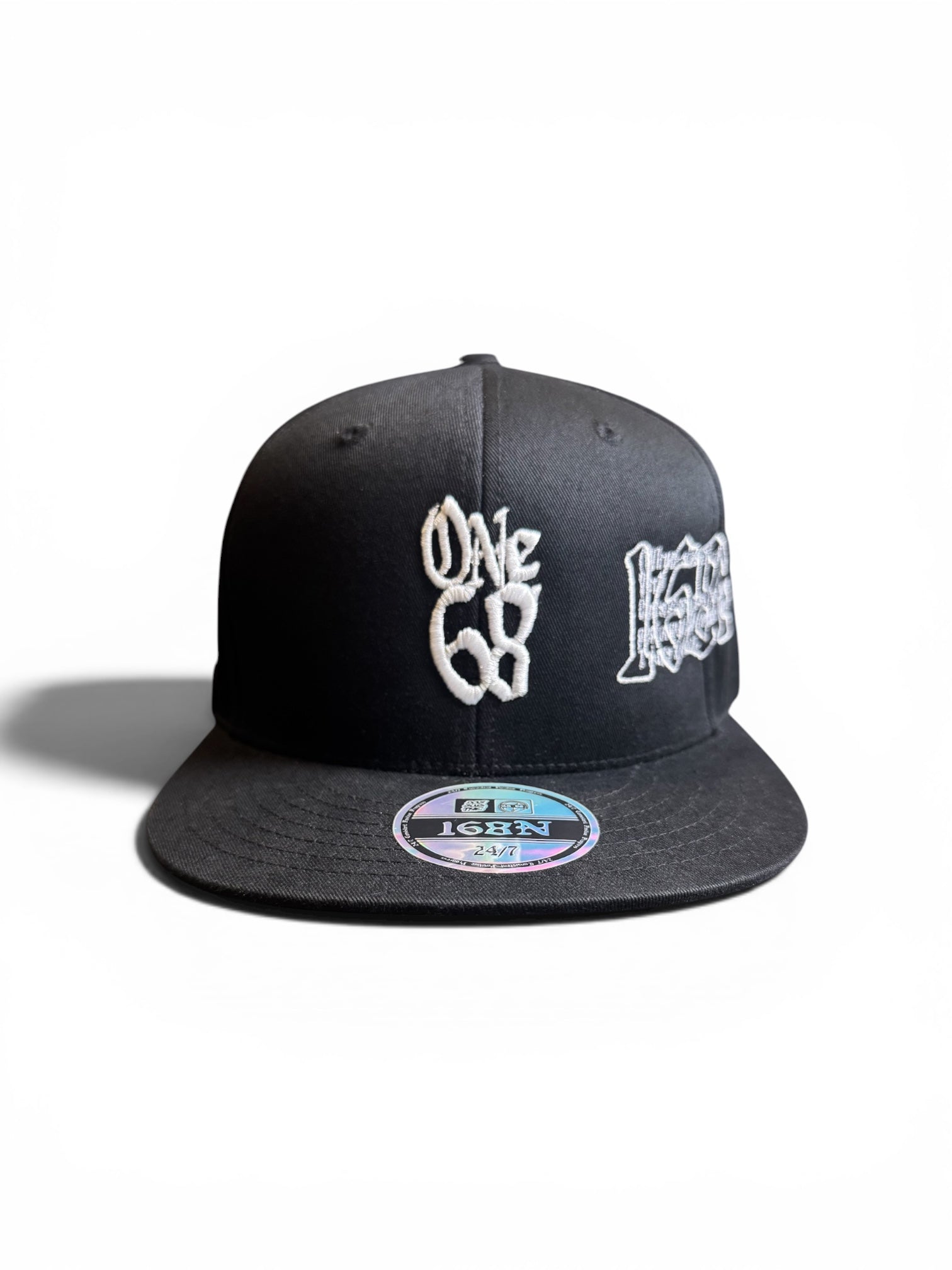 ONE68 SNAPBACK BLACK