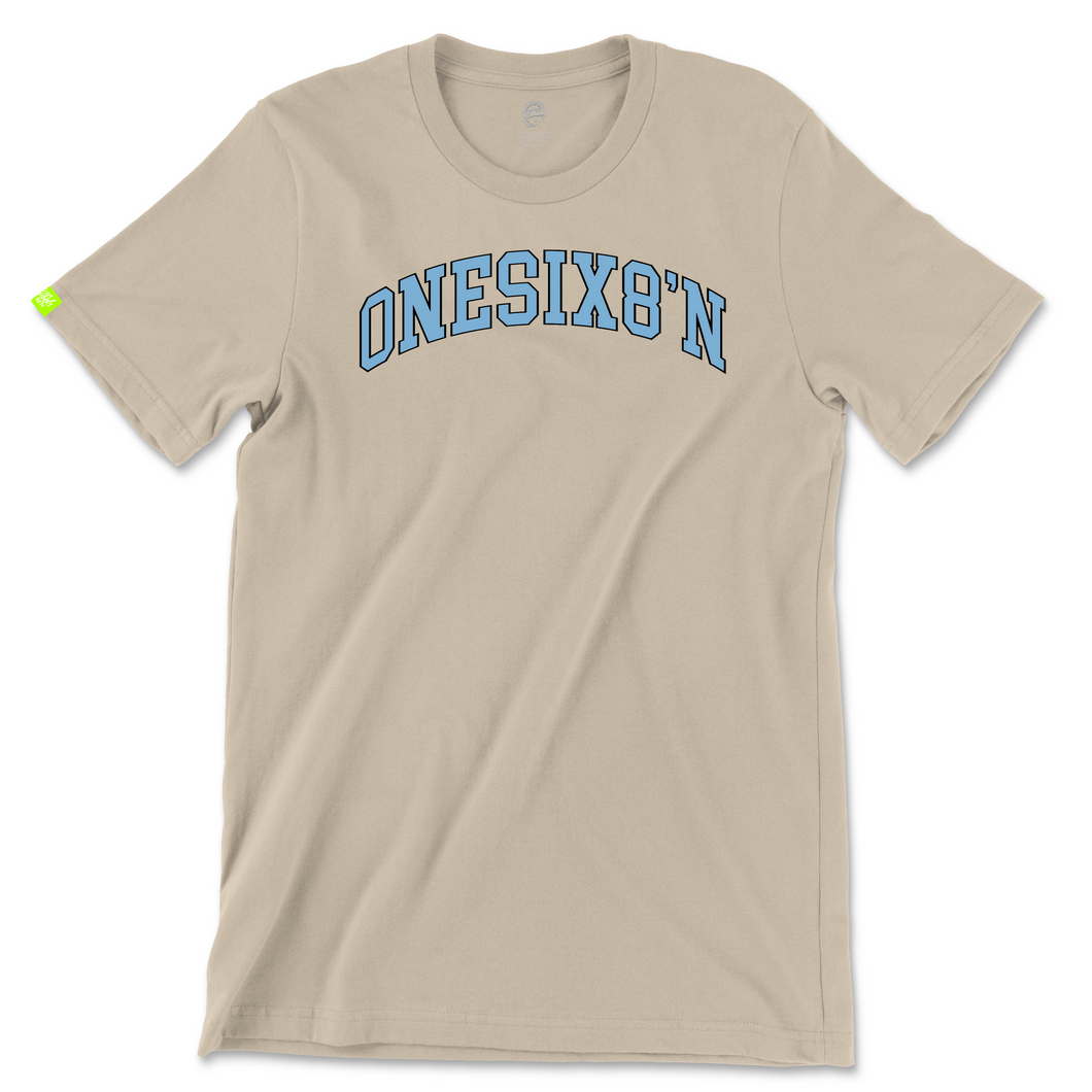 ONESIXEIGHT'N TEE Tan/Carolina